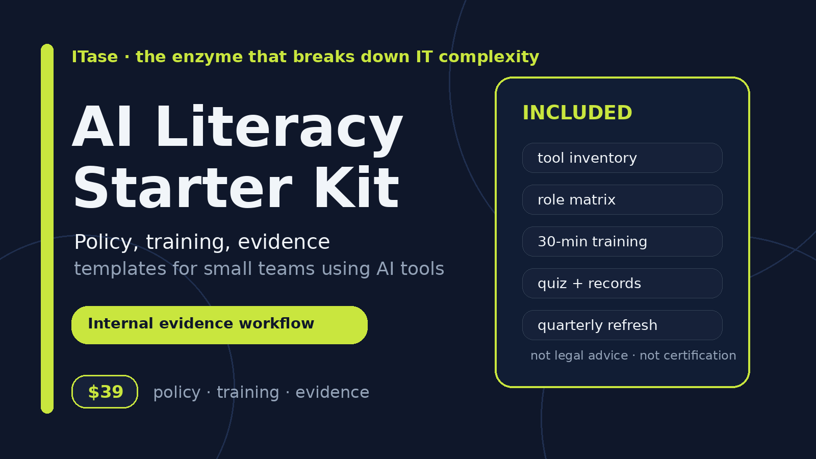 AI Literacy Starter Kit for Small Teams cover